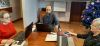Słuchacze pracują na zajęciach informatycznych